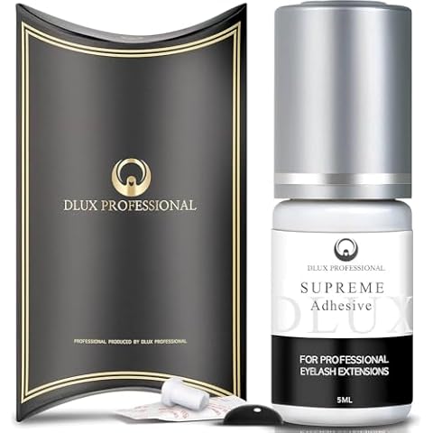 Professional Eyelash Extension Glue for Professionals, Latex Free, 8 Week Retention, Semi-Permanent Individual and Volume Lashes (Supreme 1 sec) Cover