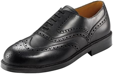 Lotus Men's Wingtip Oxford Safety Shoes, Size 12 UK