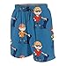 NOLOVVHA Hombres Personalizado Trajes de Baño,Niño con patrón de patineta,Casual Ropa de Playa Pantalones Cortos