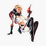 Nuka Pinup Rocket Cola Fallout Girls Gamer Retro Sticker Decal Vinyl - Peel and Stick to Any Smooth Surface