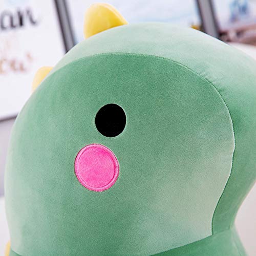 Simpatico Fumetto Dinosauro Peluche Giocattolo Coccolone Dinosauro Cuscino Peluche Animale Farcito Bambola Camera Decor Per I Bambini Regali Di Compleanno Di Natale Rosa 60 cm