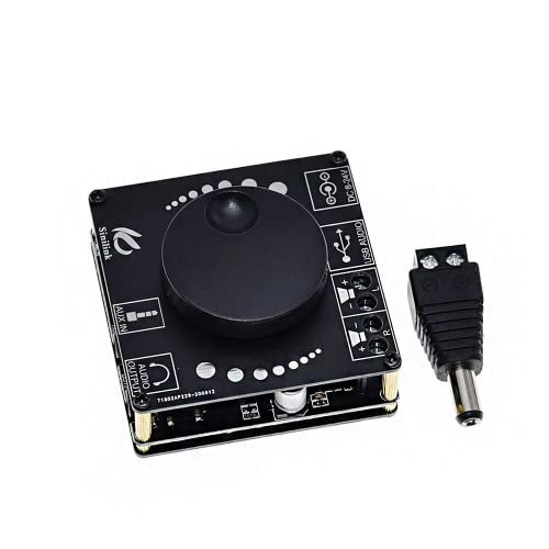 DollaTek Amplificateur de puissance stéréo Bluetooth 5.0 20 W + 20 W - Contrôle mobile APP 12 V/24 V