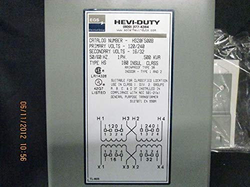 Miniatura 2 de EGS HS20F500B - Transformador de alta resistencia