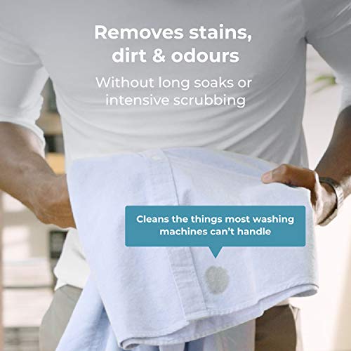 w'air 3-in-1 handheld duurzaam complete kledingverzorgingsproduct met starterontreinigingspakket, wit, 4,8 kg - Image 4