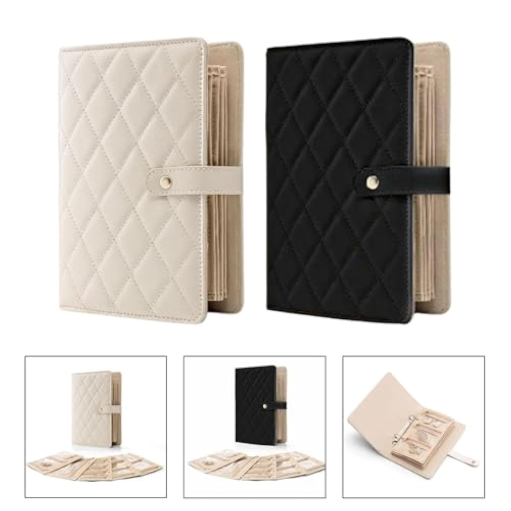 Jewelry Book PU Leather Storage Bag for Rings & Bracelets