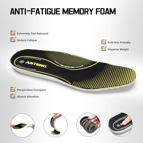 Composite Toe Boots for Men, Men's Work & Safety Footwear, Anti-Slip Waterproof Work Boots for Women, for Worker, Outdoor Activities, Hiking 7