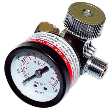 Spray Gun Air Tool Pneumatic Air Regulator Control with Pressure Gauge 5/16