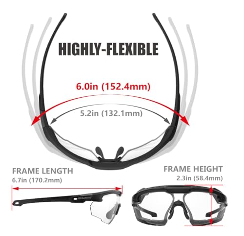 HTS HUNTERSKY Protective Gear Motorcycle anti fog riding Goggles eyewear for men S57, Military eye pro Tactical Shooting padded Glasses airsoft Dustproof Windproof - Image 6