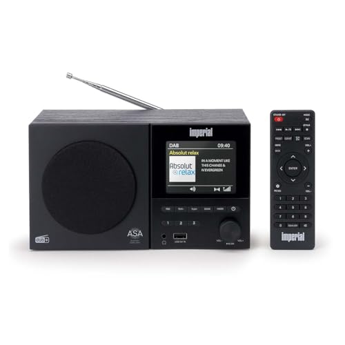 Radio DAB+ FM Imperial DABMAN 120BK Bluetooth boîtier bois