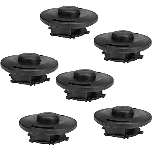 Zreneyfex 6 Sets of Bump Feed Trimmer Head Spool w/Cover Spool Cap Combo Replacement for Stihl Head Cover 25-2 FS 90 100 110 120 130 55 80 83 85