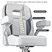 NORTHCAPTAIN Premium Pontoon Captain's Chair High Back Reclining Pontoon Bucket Boat Seat with Adjustable Armrests,Light Grey/Charcoal