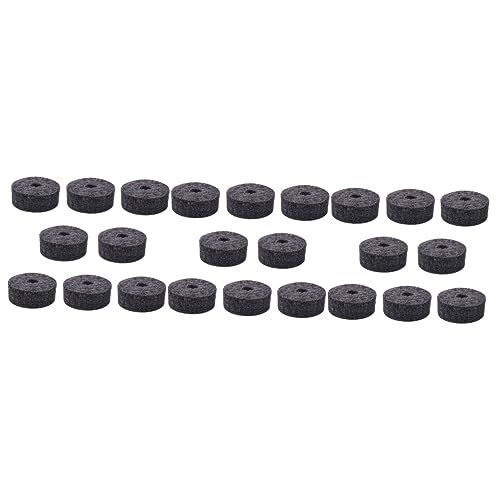 SUPVOX 3sets Bass Drum Pad Mute Pads Drum Cymbal Felt Washers for Guitar Cymbal Stand 8pcs*3