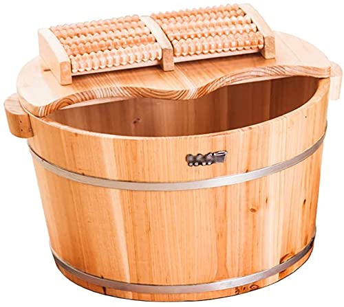 Soulager la fatigue avec le baril de lavage des pieds en bois