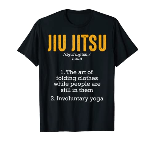 Jiu Jitsu significado para desportos de luta t-shirt, Preto, S