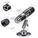 Luqeeg Digital Microscope, 0X -1000x Magnification HD Handheld Portable USB Microscope Camera with Adjustable Stand Compatible with All Cellphones Android Tablet