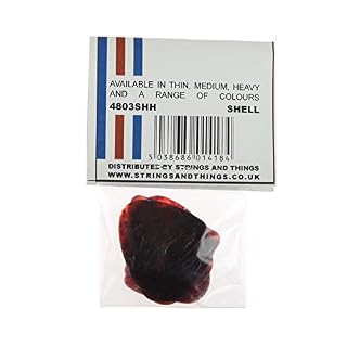 Picato Shell Lot de 12 médiators épais Rouge - Les Beatles, Paul McCartney, John Lennon, RIngo Starr, George Harrison Picato Shell Lot de 12 médiators épais Rouge – Image 3