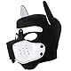 YUZHO Adult Bondage Hund Kopf Maske für Paare und Paare Sex-Spielen Rollenspiele BDSM Puppy mask Hundemaske Tiermasken