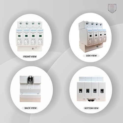 Image of AC /DC Surge Protection Device (SPD) 320V / 600V / 1000V - Single & Three Phase, 2 Pole / 3 Pole / 4 Pole - Sibass or Phoenix Contact (AC SPD, Sibass-320V-4P)