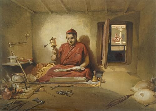 Tableaux Peinture sur Toile moine bouddhiste pour Chambre à Coucher