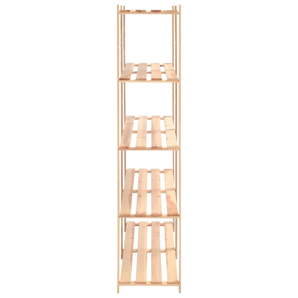 Lagerregale 5 Böden 3 STK Massivholz Kiefer 170x38x170cm belastbar 500kg pro Regalboden für Werkstatt Lager und Betrieb zur Organisation und Aufbewahrung von Werkzeug und Material