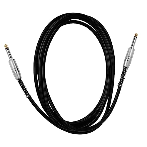 GOOHOCHY 6.35mm Guitar Effect Cable Patch Cable Guitars Wear-Resistant Connectors Flexible Insulated Outer Layer for Audio Experience