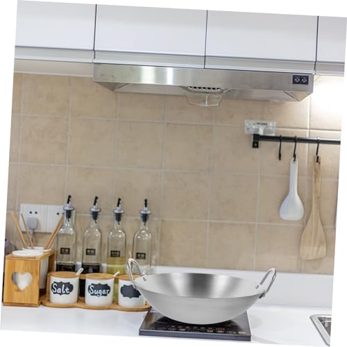 Wok VALICLUD de acero inoxidable con doble mango miniatura 4