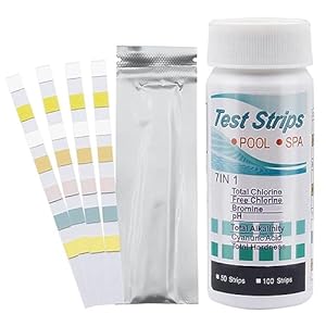 Pesfehhy Schwimmbad Teststreifen 7 IN 1 50 Stück