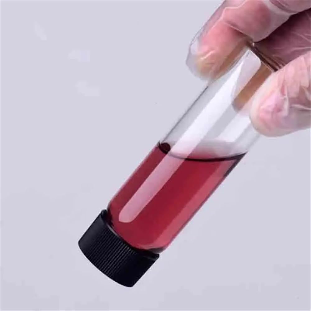 Vetreria da laboratorio Flacone for reagenti da laboratorio in vetro trasparente con tappo a vite da 2 ml a 100 ml for esperimenti(2ml 100pcs)