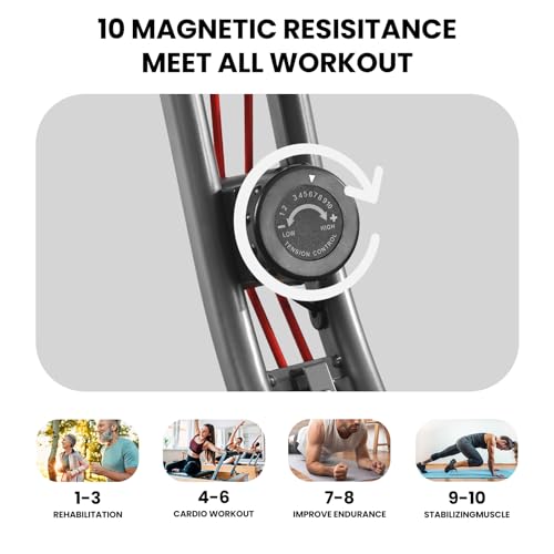 Bodioo 001 Exercise Bike Stationary Bike Folding Exercise Bike thumb #2