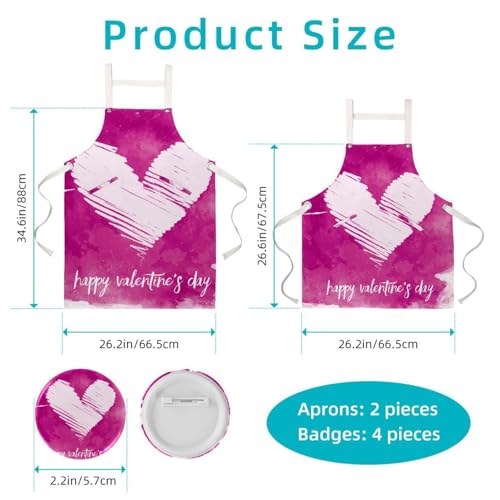 Tablier de serveuse multicolore idéal pour pâtisserie et bistrot