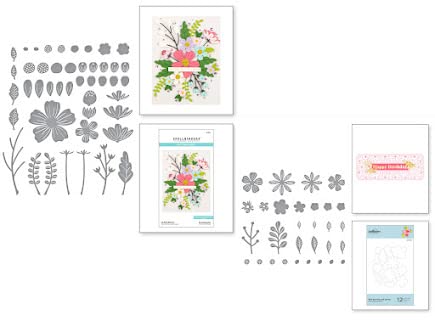 Spellbinders, Be Bold Blooms (S5-502) & Mini Blooms and Sprigs, (S2-314)
