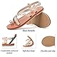 Veittes Frauen Slide Sandalen - Freizeitsandalen mit geflochtenen Zehenringen und Kreuzriemen.(2208001,GD/MF,42)