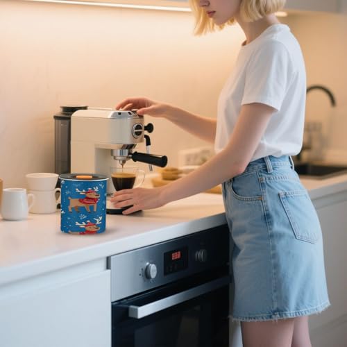 Contenedor de café con tapa 900 ml acero inoxidable y sello hermético miniatura 7