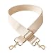 TININNA Ajustable Universal Correa de Hombro Cinturón Bolsa Accesorios Bolso De Hombro del Cinturón Recambio Desmontables para Mujeres 75cm-135cm,Beige