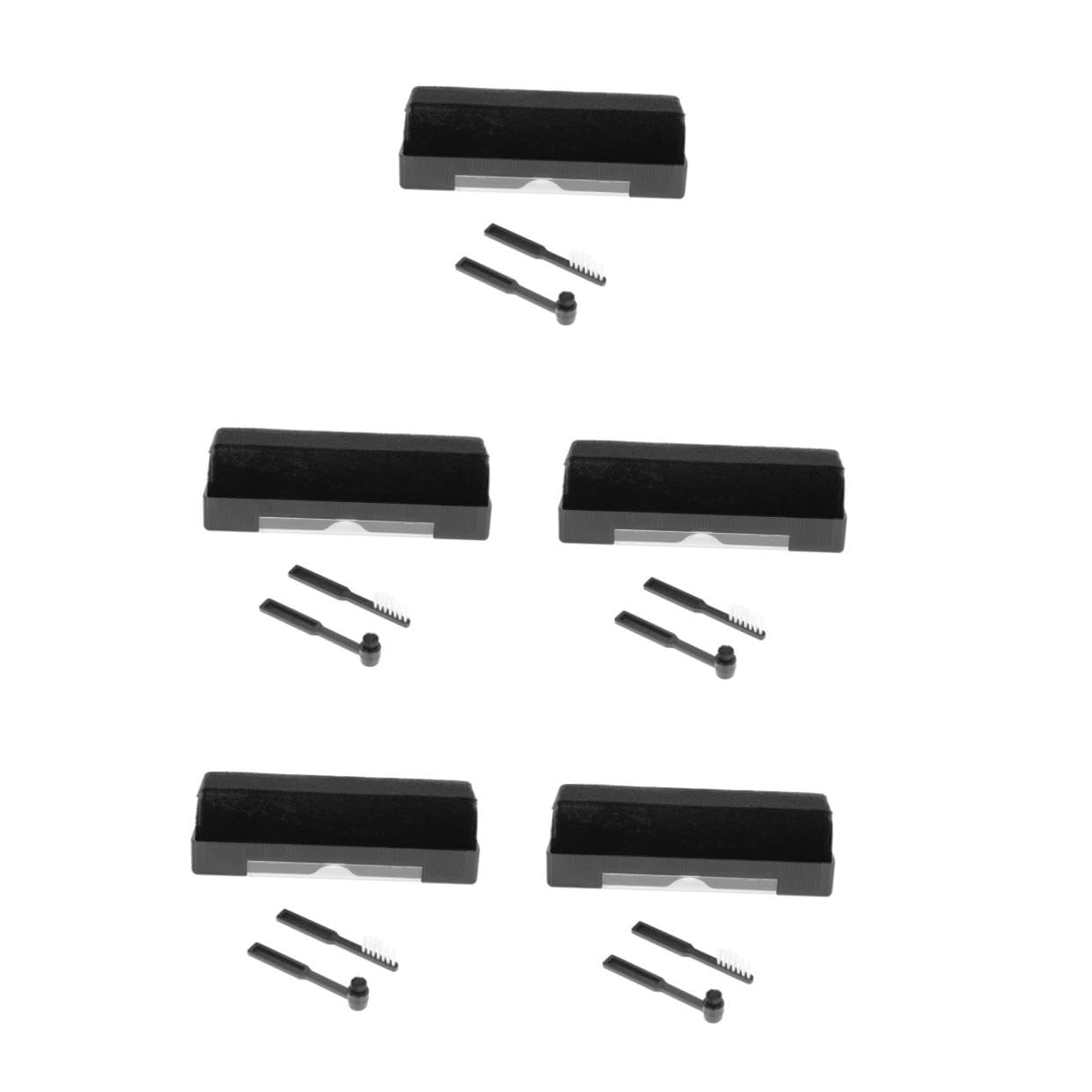 Uonlytech 5sets Kit Di Pulizia Per Dischi in Vinile Spazzola Antistatica e Accessori Per Pulizia Del Giradischi Compatto e Portatile Per Amanti Della Musica e Collezionisti