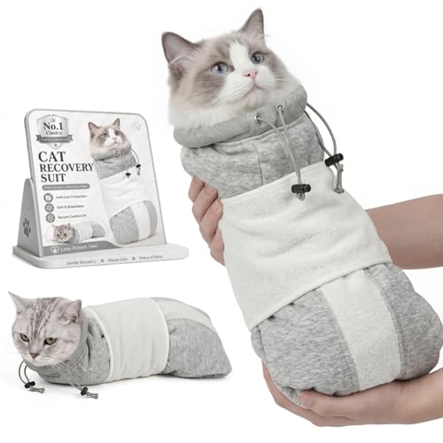 OXHGWRK Cat Wrap Nail Covers Grooming Bag Holder for Cutting Nails Swaddle Sedative Caps Burrito Trimming Restraint Immobilizer Sling Hammock Clipping Bathing Clippers Indoor Cats Helmet Kitten