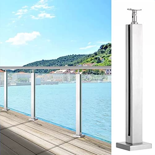 Barandilla de acero inoxidable de 65 cm con acabado gris premium para vallas de terraza 2