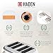 Haden Heritage 4 Slice Wide Slot Stainless Steel Toaster Bundled with 1.7 Liter Stainless Steel Electric Water Kettle, Ivory & Copper