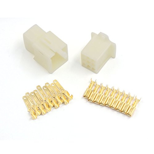 uxcell 2 Sets 9 Pin 2.8mm Latching Connector Terminals for Electric