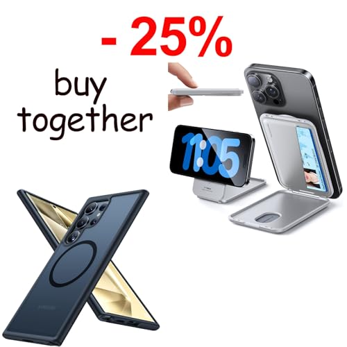 TORRAS Magnetic case & 360Spin Magnetic Wallet Stand