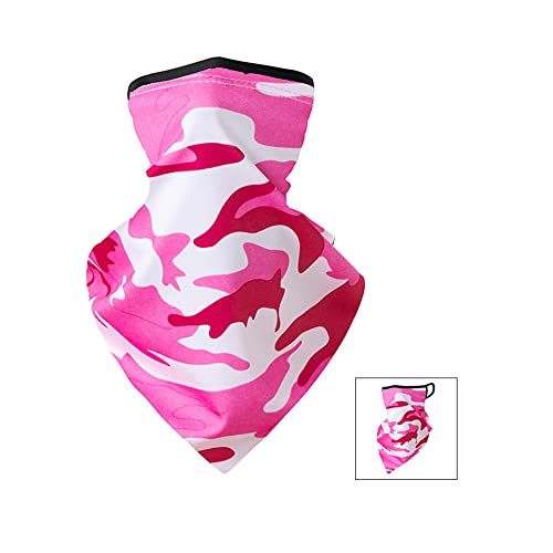 VOANZO 2 Pcs Outdoor Multifunctional Sports Ice Silk Breathable Anti-dust Sun Protection Half Face Mask Headscarf - Image 3