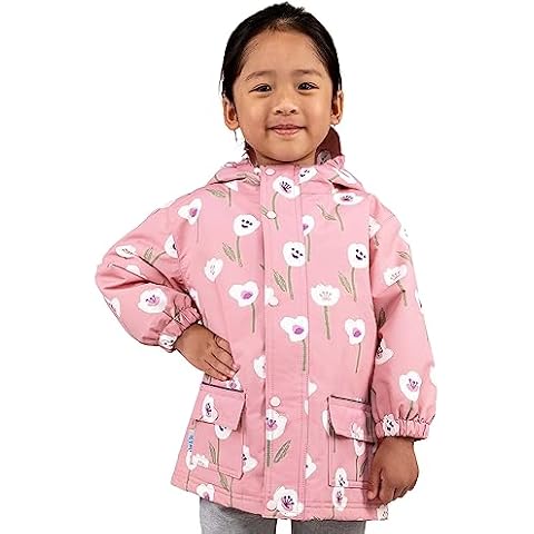 JAN & JUL Waterproof Windproof Rain Jacket for Girls Cover