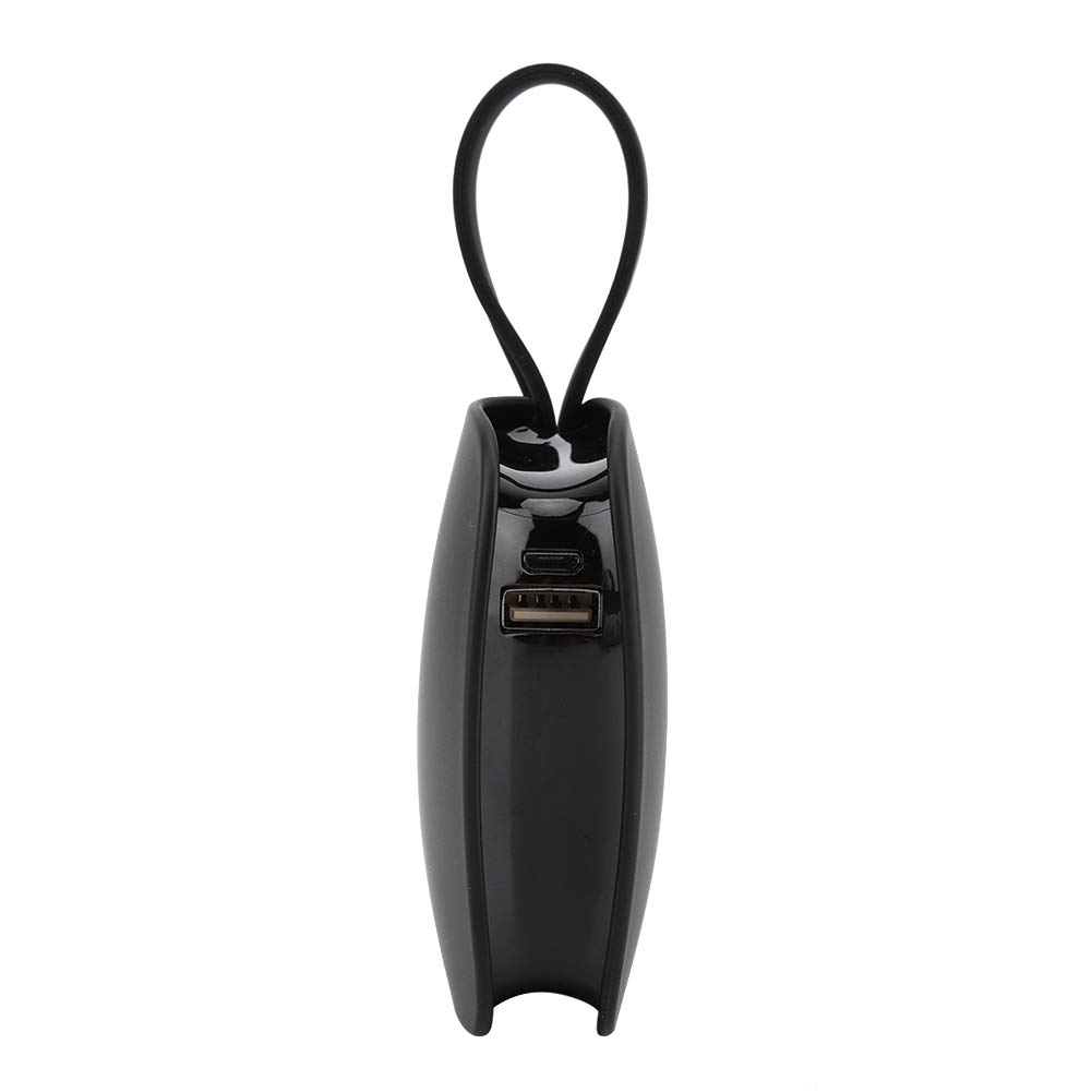 Mini scaldamani portatile ricaricabile USB antideflagrante Power Bank Riscaldamento bifacciale 2 livelli di temperatura 5000 mAh per viaggi in ufficio bianco nero grigio