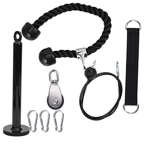 Bognajin 8 Unidades DIY Polia Corda Conjunto De Equipamentos De Fitness Para Treinamento De Braço E