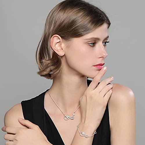 INFINIONLY Parure di gioielli, Collana Bracciale