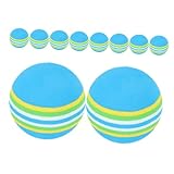 TOYANDONA 10 Stück Teiliges Bunte Eva Golf übungsbälle Weiche Langlebige Indoor spielbälle für...