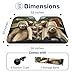 GENANY Sloth Family Funny Windshield Sun Shade for Car SUV Truck (55x30 Inches),Sun Shade Windshield, Shades for Windows, Protector Blocks UV, Christmas Car Decor