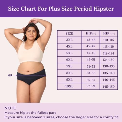 Image of Adira | Hipster Panties for Women | Period Panties for Women Leak Proof & Breathable | Hipster Fit for Medium Flow | Use with Pad for Non Icky Feeling | Patented Design | Pack of 2
