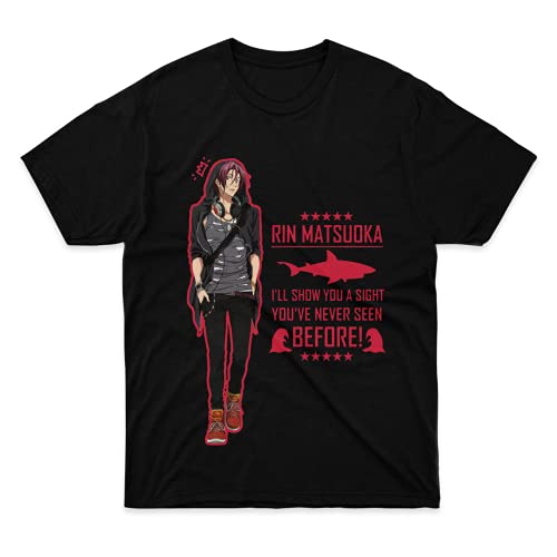 Mens Womens T-Shirt Free! Tee - Shirt Rin Costume Matsuoka Apparel T-Shirt Unisex Cotton Gift for Dad, Mom, Friends Mens Womens T-Shirt Free! Tee - Shirt Rin Costume Matsuoka Apparel T-Shirt Unisex Cotton Gift for Dad, Mom, Friends