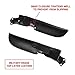 GLORYFIRE Tactical Hunting Knife Fixed Blade Serrated Edge AUS-8 Stainless Steel Blade Outdoor Survival Emergency Kit Full Tang Titanized Anti-Rust Processed Arc Hand Protected with Leather Sheath